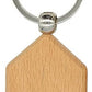 Light Wood Keychain