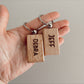 Light Wood Keychain