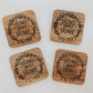 Square Wood Coasters (Set of 4)