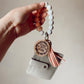 Silicone Bead Wristlet with Engraved Pendant